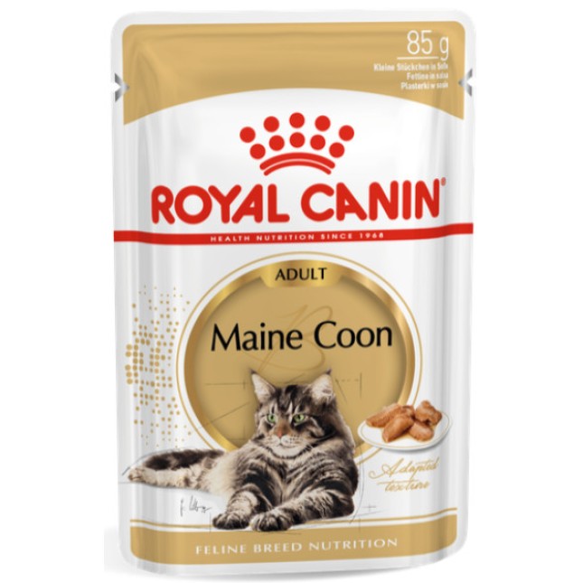 Royal Canin Πλήρης υγρή τροφή με κρέας πουλερικών, για ενήλικες γάτες της φυλής Mainecoon Royal Canin Πλήρης υγρή τροφή με κρέας πουλερικών, για ενήλικες γάτες της φυλής Mainecoon