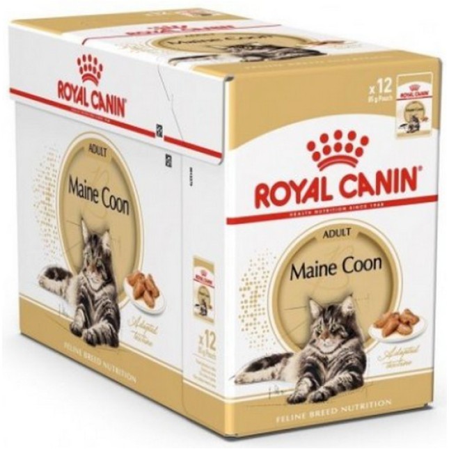 Royal Canin Πλήρης υγρή τροφή με κρέας πουλερικών, για ενήλικες γάτες της φυλής Mainecoon Royal Canin Πλήρης υγρή τροφή με κρέας πουλερικών, για ενήλικες γάτες της φυλής Mainecoon