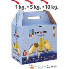 Easyyem Canary Αυγοτροφή για καναρίνια, πρωτεϊνη 22%, λιπαρά 8% 1kg Easyyem Canary Αυγοτροφή για καναρίνια, πρωτεϊνη 22%, λιπαρά 8% 1kg