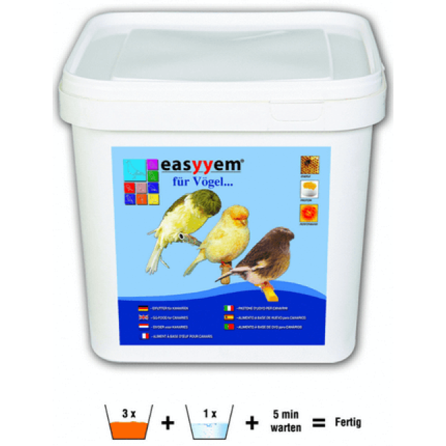 Easyyem Canary  Αυγοτροφή για καναρίνια, πρωτεϊνη 22%, λιπαρά 8% 10kg