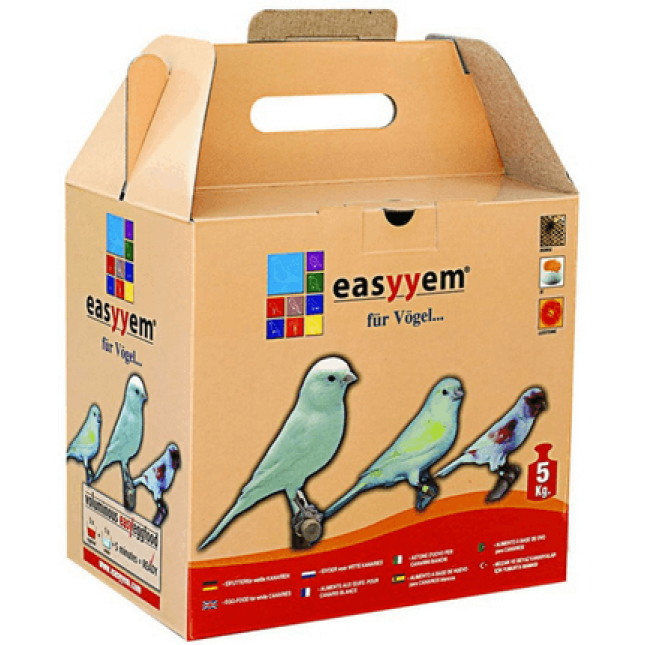 Easyyem White ουδέτερη αυγοτροφή για μοζαϊκ & λευκά, πρωτεϊνη 22%, λιπαρά 8% 5kg Easyyem White ουδέτερη αυγοτροφή για μοζαϊκ & λευκά, πρωτεϊνη 22%, λιπαρά 8% 5kg