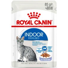 Royal Canin Feline Υγιεινή διατροφή indoor jelly για ενήλικες γάτες που ζουν μέσα στο σπίτι