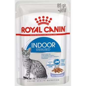 Royal Canin Πλήρης τροφή με κομμάτια σε ζελέ για ενήλικες στειρωμένες γάτες εσωτερικού χώρου Royal Canin Πλήρης τροφή με κομμάτια σε ζελέ για ενήλικες στειρωμένες γάτες εσωτερικού χώρου