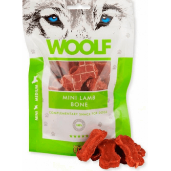 Woolf σνακ Mini Lamb Bone για σκύλους 100gr Woolf σνακ Mini Lamb Bone για σκύλους 100gr