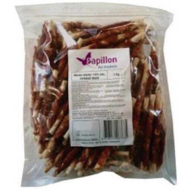 Papillon στικς λευκά με πάπια 12½ cm - 10gr 1τμχ Papillon στικς λευκά με πάπια 12½ cm - 10gr 1τμχ