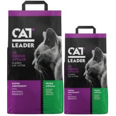 Geohellas Άμμος υγιεινής Cat Leader Classic odour με άρωμα φρεσκάδας