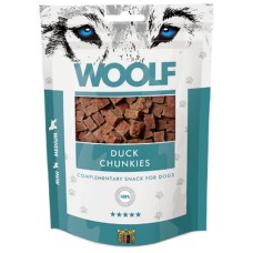Woolf λιχουδιά με γευστικές μπουκιές πάπιας 100gr Woolf λιχουδιά με γευστικές μπουκιές πάπιας 100gr