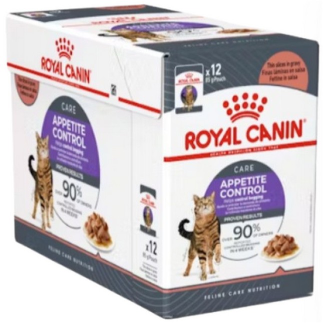 Royal Canin Fcn Υγιεινή διατροφή Ster Appet Control Care Gravy του ελέγχου συμπεριφοράς ικεσίας