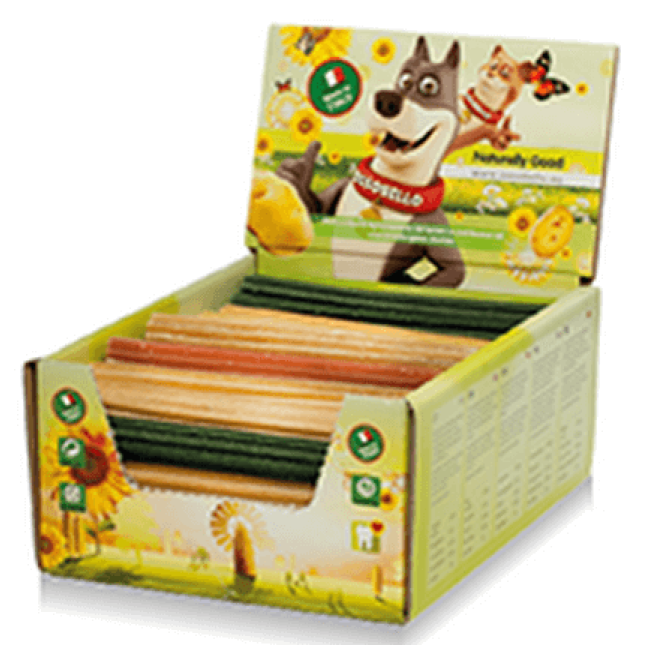 Ossobello G-SNACK Mix(μπεζ,πράσινο,κόκκινο,καφέ)βρώσιμα και εύπεπτα snack για σκύλους