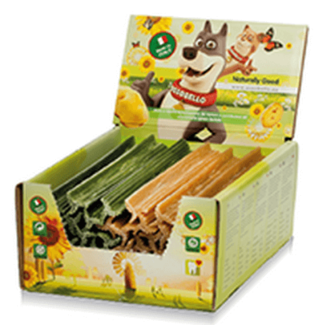 Ossobello Dentelix M Mix(Μπεζ,Πράσινο)βρώσιμα και εύπεπτα snack για σκύλους
