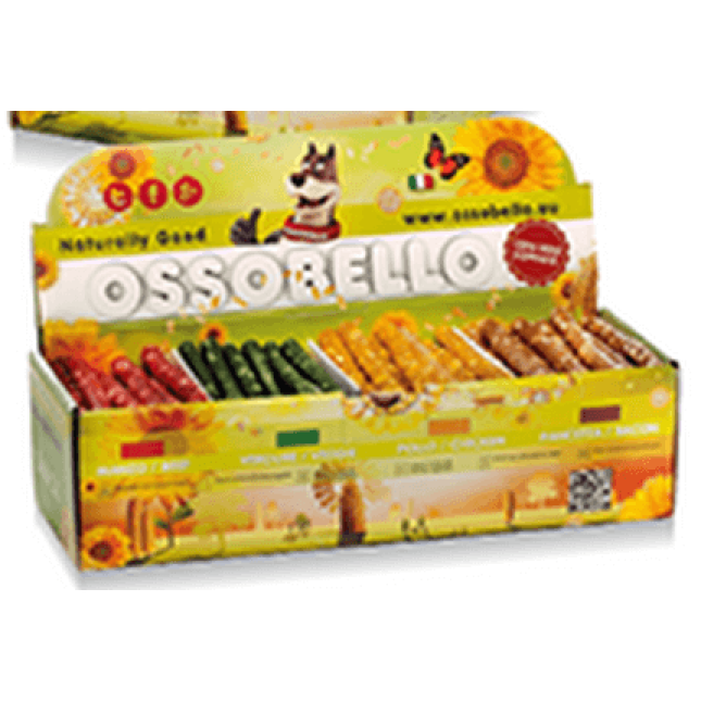 Osspbello rice snack S Μix(διάφορα χρώματα)βρώσιμα και εύπεπτα snack για σκύλους 1τμχ