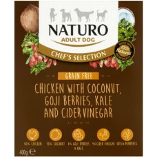 Naturo chef’s επιλογή Grain Free με super foods και κοτόπουλο πολύ εύπεπτη και πλούσια σε βιταμίνες