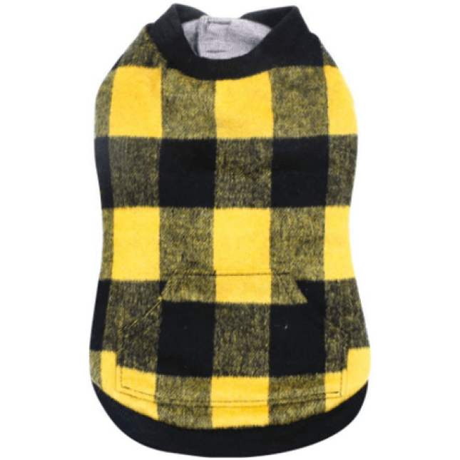 Croci πουλόβερ yellow check 35cm Croci πουλόβερ yellow check 35cm