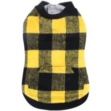 Croci πουλόβερ yellow check 45cm Croci πουλόβερ yellow check 45cm