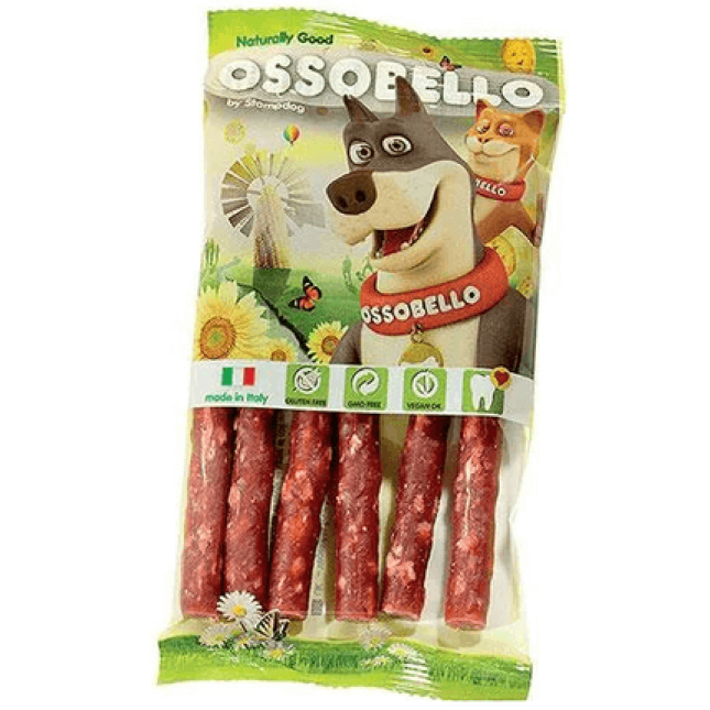 Ossobello snack ρυζιού Μ(Κόκκινο) 6τμχ