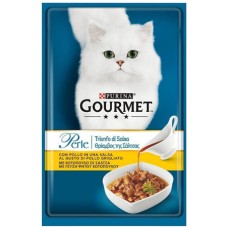 Purina Gourmet Perle φιλετάκια κοτόπουλο θρίαμβος της σάλτσας 85gr Purina Gourmet Perle φιλετάκια κοτόπουλο θρίαμβος της σάλτσας 85gr