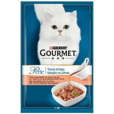 Purina Gourmet Perle φιλετάκια σολομού θρίαμβος της σάλτσας 85gr Purina Gourmet Perle φιλετάκια σολομού θρίαμβος της σάλτσας 85gr