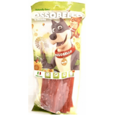 Ossobello Rice Strip (Κόκκινο) snack στοματικής υγιεινής για σκύλους 6τμχ