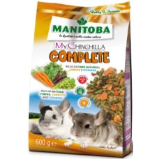 Manitoba My Chinchilla Complete Πλήρης τροφή φυσικών ινών, λαχανικών, φρούτων και βιταμινών