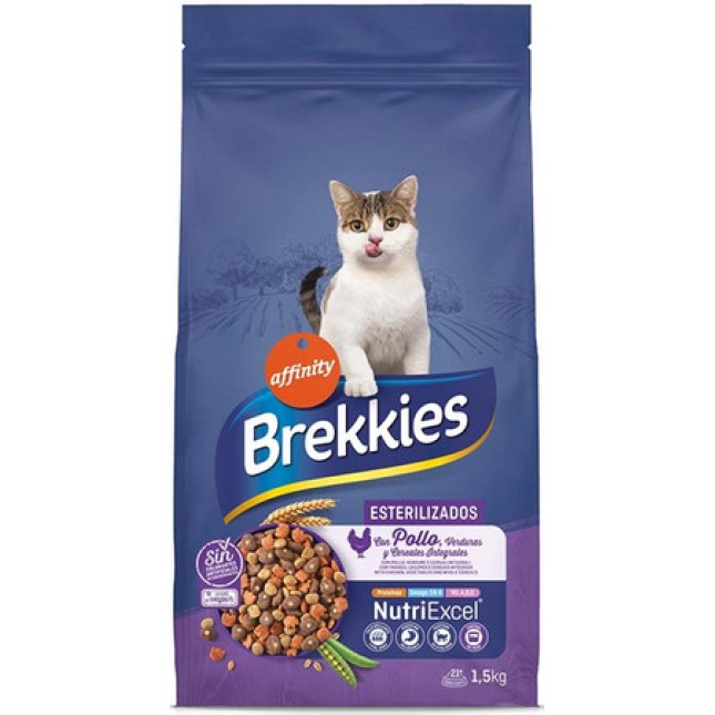 Affinity Brekkies cat Sterilized πλήρης τροφή με πουλερικά για ενήλικες στειρωμένες γάτες Affinity Brekkies cat Sterilized πλήρης τροφή με πουλερικά για ενήλικες στειρωμένες γάτες