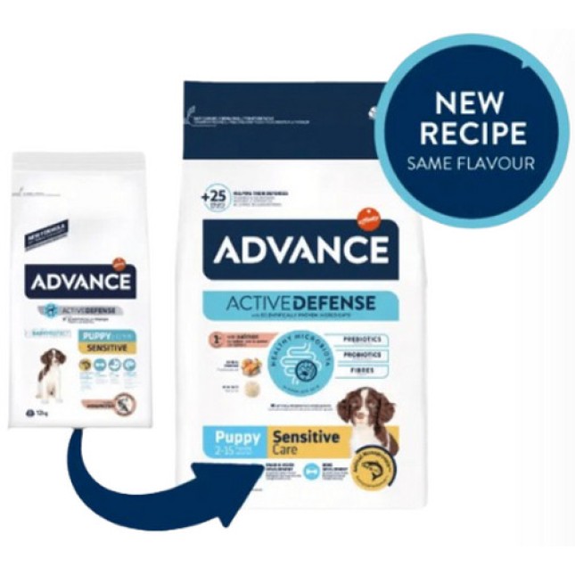 Affinity Advance Πλήρης τροφή για κουτάβια με ευαισθησίες στην πέψη βασισμένη σε σολομό & ρύζι Affinity Advance Πλήρης τροφή για κουτάβια με ευαισθησίες στην πέψη βασισμένη σε σολομό & ρύζι