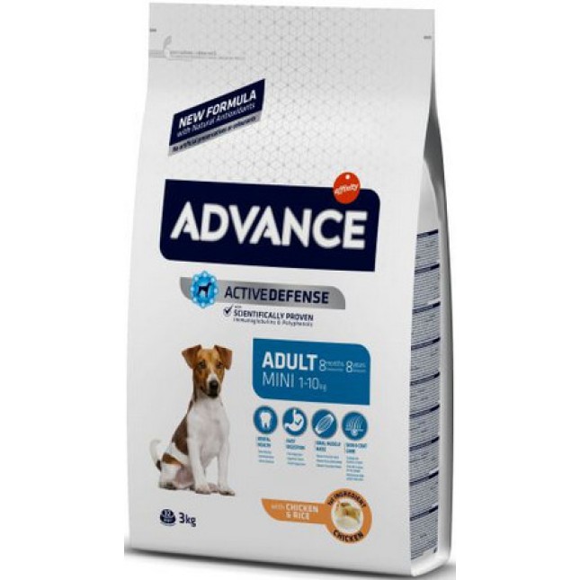 Affinity Advance για ενήλικα σκυλιά μικρής φυλής με κοτόπουλο 3kg Affinity Advance για ενήλικα σκυλιά μικρής φυλής με κοτόπουλο 3kg