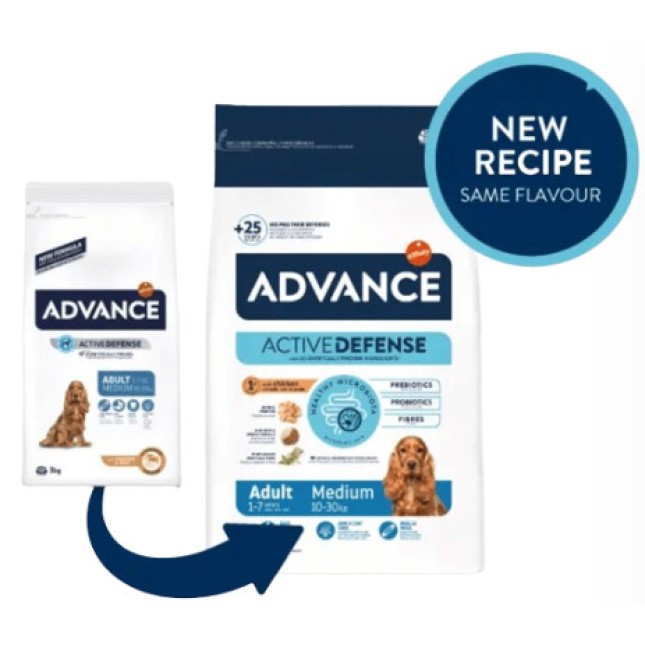 Affinity Advance πλήρης τροφή για μεσαίων φυλών ενήλικα σκυλιά με κοτόπουλο 3kg Affinity Advance πλήρης τροφή για μεσαίων φυλών ενήλικα σκυλιά με κοτόπουλο 3kg