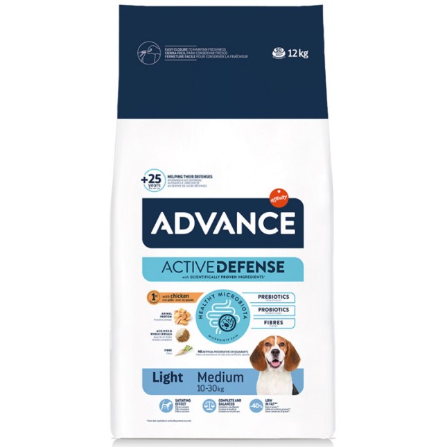 Affinity Advance dog medium light με κοτόπουλο 12kg