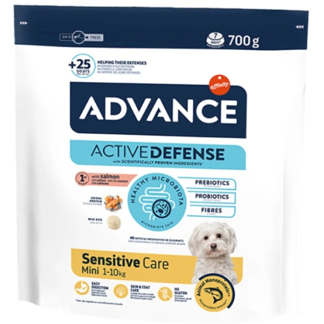 Affinity Advance Τροφή με σολομό ειδικά για να βοηθά τα μικρόσωμα ενήλικα σκυλιά με την πέψη τους Affinity Advance Τροφή με σολομό ειδικά για να βοηθά τα μικρόσωμα ενήλικα σκυλιά με την πέψη τους