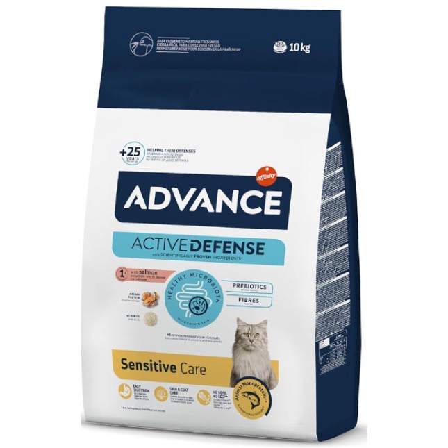 Affinity Advance cat adult sensitive πλήρης τροφή με σολομό 10kg