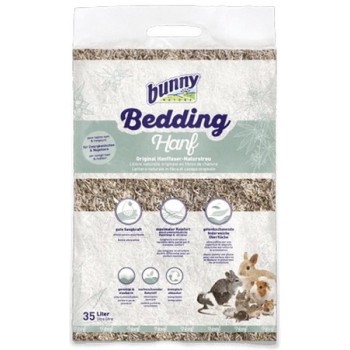 Bunny Nature γνήσια φυσική στρωμνή από ίνες Κάνναβης ιδανικό για ευαίσθητο δέρμα και τρίχωμα Bunny Nature γνήσια φυσική στρωμνή από ίνες Κάνναβης ιδανικό για ευαίσθητο δέρμα και τρίχωμα