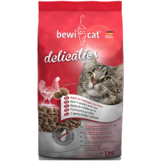 Bewi delicaties Grain & Gluten Free πλούσια σε πουλερικά με ρύζι 1kg