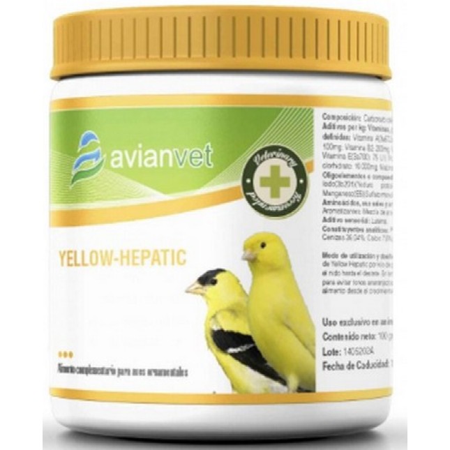 Avianvet yellow hepatic -κίτρινη χρωστική με προστατευτικό ήπατος - 250gr