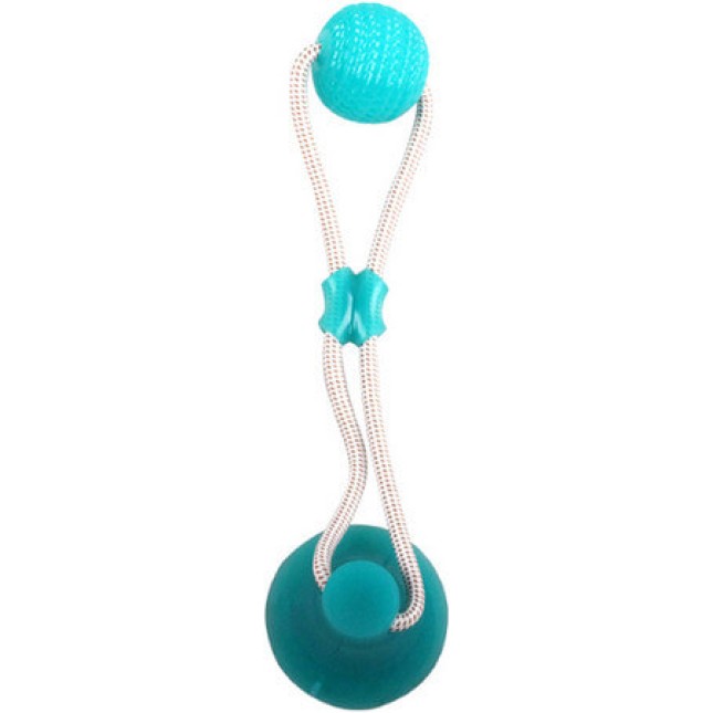 Παιχνίδι Σκύλου Suction ball διαδραστική μπάλα που μπορεί να κολλήσει σε οποιαδήποτε λεία επιφάνεια