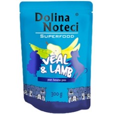 Dolina Noteci super food πλήρες φαγητό με μοσχάρι,αρνί,αχλάδι,μπανάνα,αρακά χωρίς σιτηρά σε φακελάκι Dolina Noteci super food πλήρες φαγητό με μοσχάρι,αρνί,αχλάδι,μπανάνα,αρακά χωρίς σιτηρά σε φακελάκι