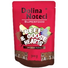 Dolina Noteci super food πλήρες φαγητό με βοδινό,χήνα,αχλάδι,αβοκάντο χωρίς σιτηρά σε φακελάκι Dolina Noteci super food πλήρες φαγητό με βοδινό,χήνα,αχλάδι,αβοκάντο χωρίς σιτηρά σε φακελάκι