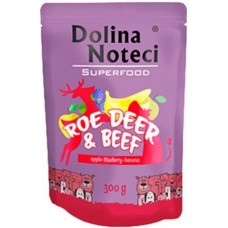 Dolina Noteci super food πλήρες φαγητό με ζαρκάδι,βοδινό,μήλο,,blueberry χωρίς σιτηρά σε φακελάκι Dolina Noteci super food πλήρες φαγητό με ζαρκάδι,βοδινό,μήλο,,blueberry χωρίς σιτηρά σε φακελάκι