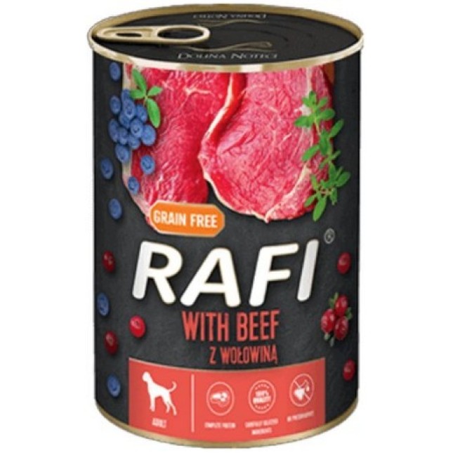 Dolina Noteci Rafi adult πατέ βοδινό, blueberry & cranberry 400gr Dolina Noteci Rafi adult πατέ βοδινό, blueberry & cranberry 400gr