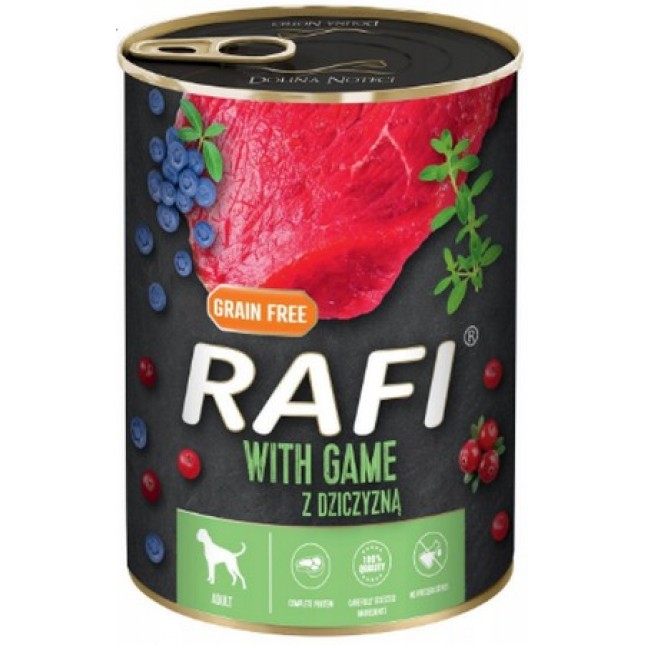 Dolina Noteci Rafi adult πατέ κυνήγι, blueberry & cranberry 400gr