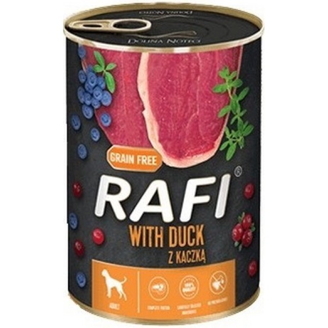 Dolina Noteci Rafi adult πατέ πάπια, blueberry & cranberry 400gr