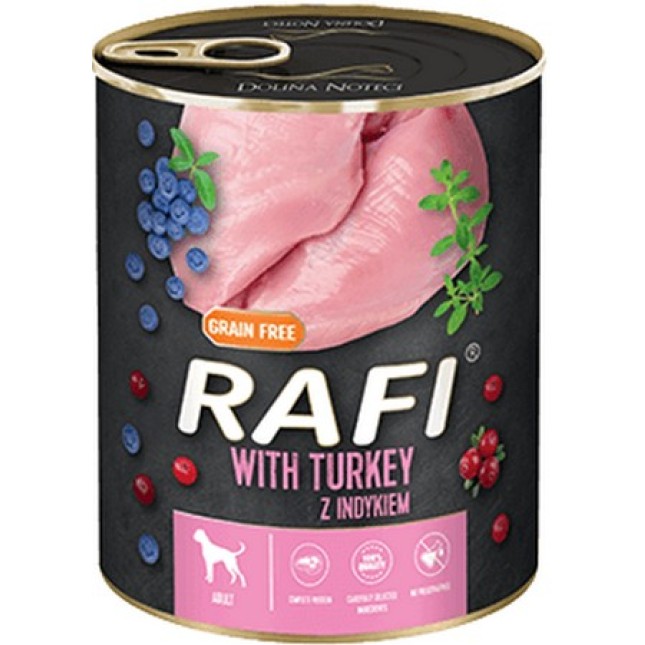 Dolina Noteci Rafi adult πατέ γαλοπούλα, blueberry & cranberry 800gr Dolina Noteci Rafi adult πατέ γαλοπούλα, blueberry & cranberry 800gr