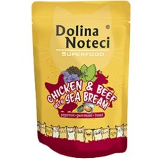 Dolina Noteci super food πλήρες φαγητό για ενήλικες γάτες με κοτόπουλο, βοδινό & φαγκρί Dolina Noteci super food πλήρες φαγητό για ενήλικες γάτες με κοτόπουλο, βοδινό & φαγκρί