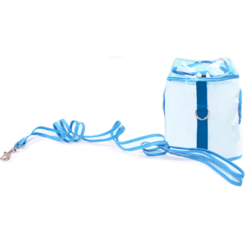 Croci σετ διάφανο σαμαράκι με οδηγό PVC rain blue MD 41-48 cm Croci σετ διάφανο σαμαράκι με οδηγό PVC rain blue MD 41-48 cm
