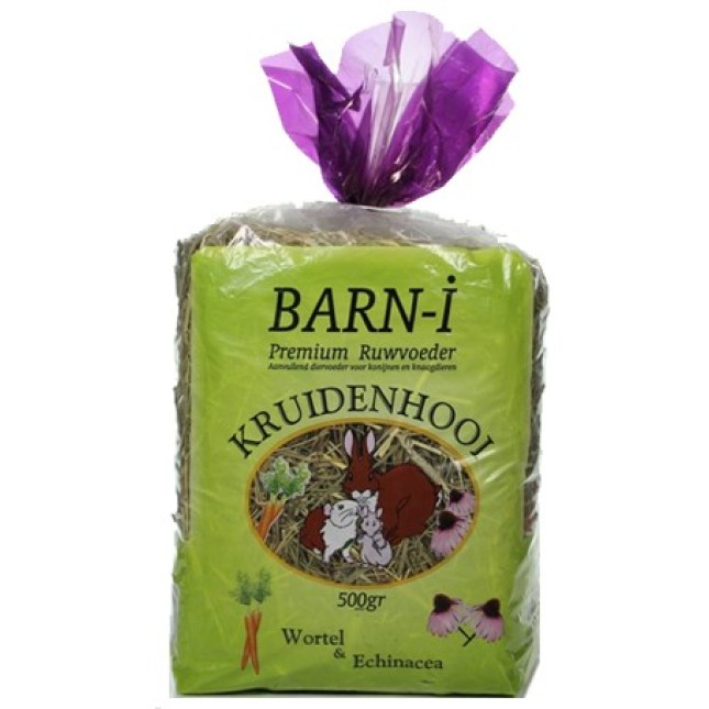 Barn-i Herbal Hay Χόρτο premium με καρότο και εχινάκεια 500gr