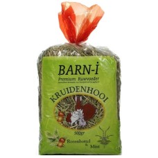 Barn-i Herbal Hay Χόρτο premium τριαντάφυλλο και μέντα 500gr Barn-i Herbal Hay Χόρτο premium τριαντάφυλλο και μέντα 500gr