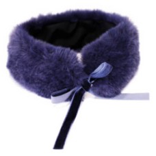 Croci Περιλαίμιο σκύλου με γούνα μπλε 32 cm Croci Περιλαίμιο σκύλου με γούνα μπλε 32 cm