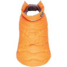 Croci Μπουφάν με επένδυση για σκύλους jacket leaves πορτοκάλι άνετο και ανθεκτικό