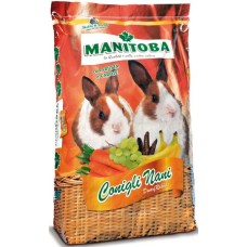 Manitoba Conoglietto Premium πλούσια και ποικίλη φόρμουλα υγιεινή και δυνατή για κουνέλια