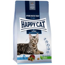 Happy Cat Υψηλής ποιότητας ξηρά τροφή με πέστροφα νερού πηγής για γάτες από 1 έτους