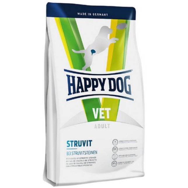 Happy Dog Πλήρης τροφή δίαιτας για ενήλικους σκύλους, με στόχο τη διάλυση των λίθων στρουβίτη